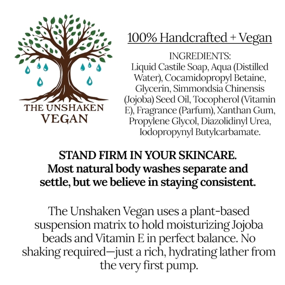 Unshaken Vegan Gel Wash (8oz) (1)Cucumber Melon And (1)Honeydew Melon - Picture 2 of 4